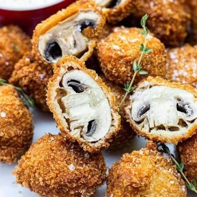 Fried Mushrooms.
