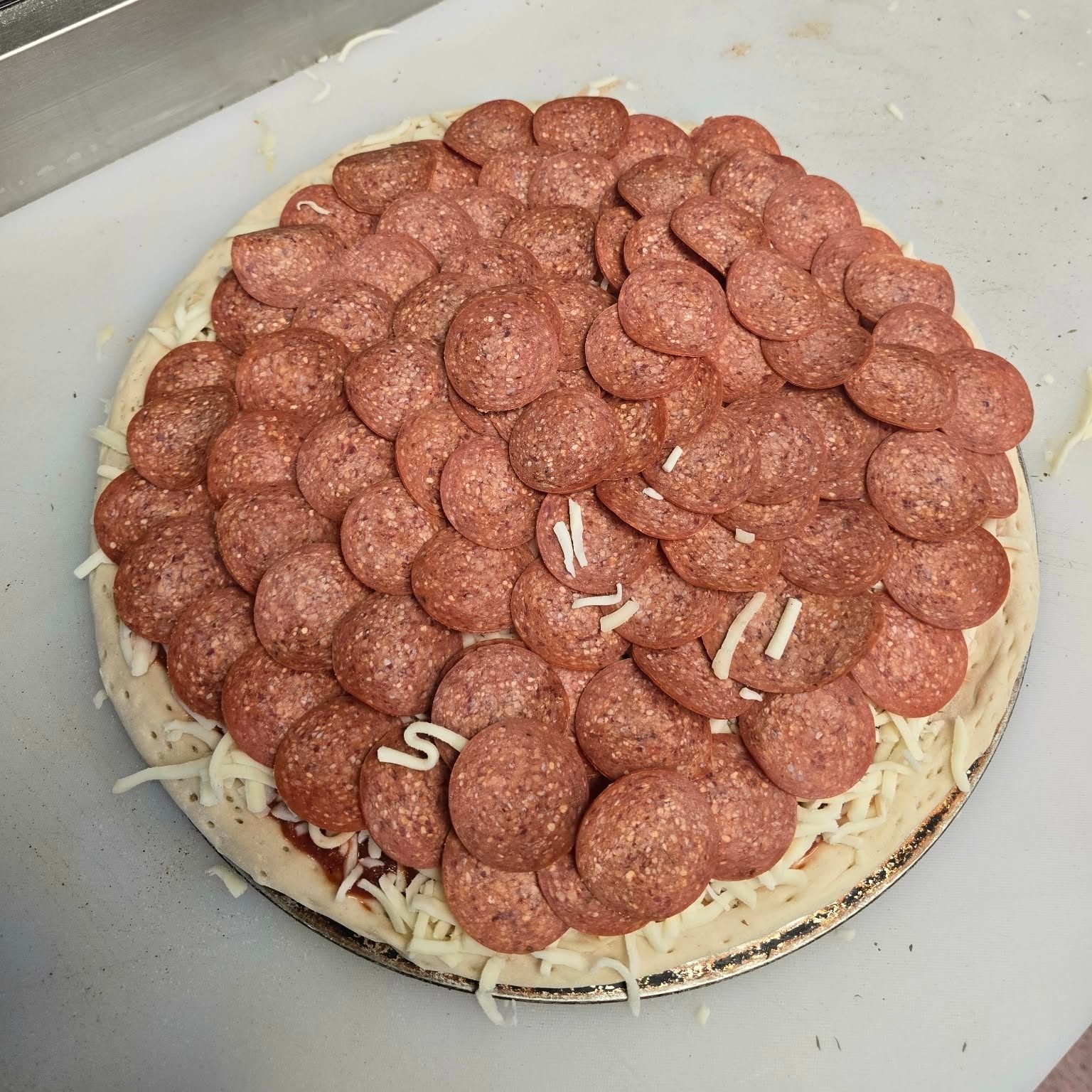 Triple Double Pizza.
