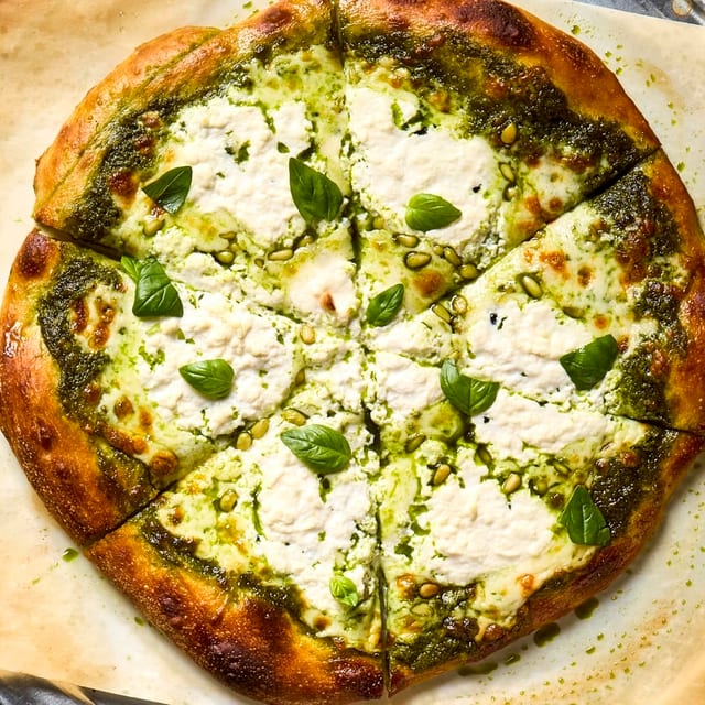 Pesto Pizza.